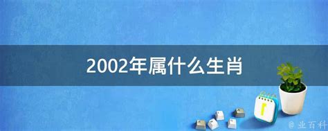 2002什么生肖